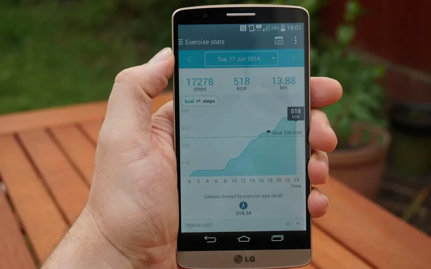 Fitness Tracking App (LG Health)